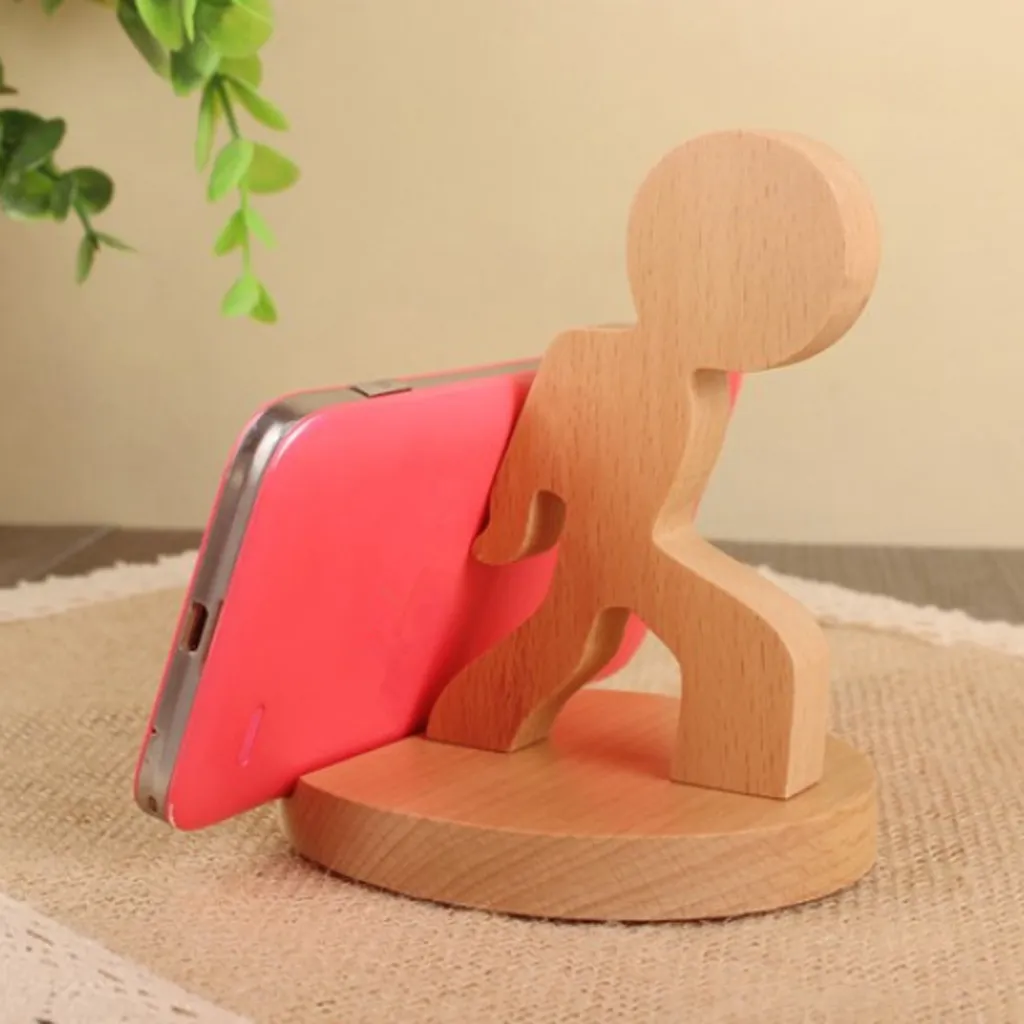 Save Big on Bulk Animal Phone Stand Mobile Phone Holders For Desk Solid  Wood Animal Design Phone Stand For Desk, Car, Home, Office Lightweight  Cradle