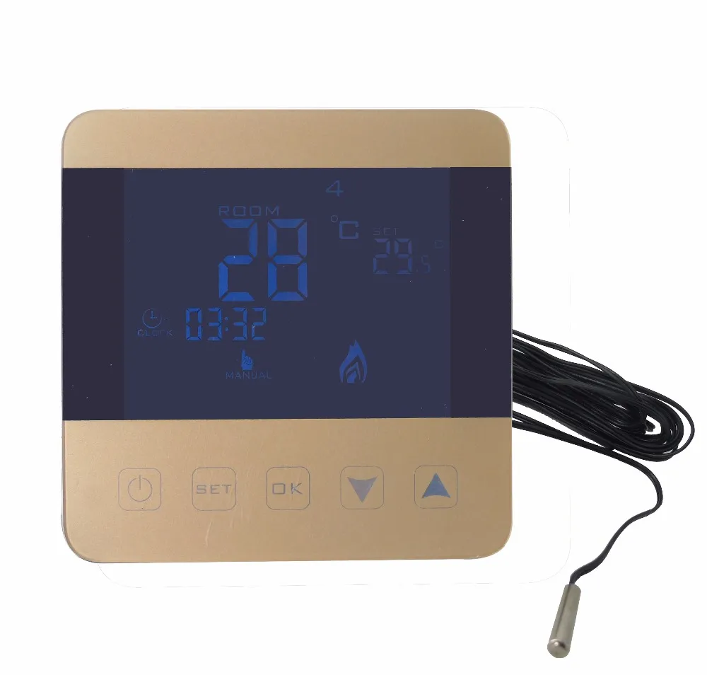 EU Wi-Fi Programmable Heating Thermostat - Touchscreen Smart ...