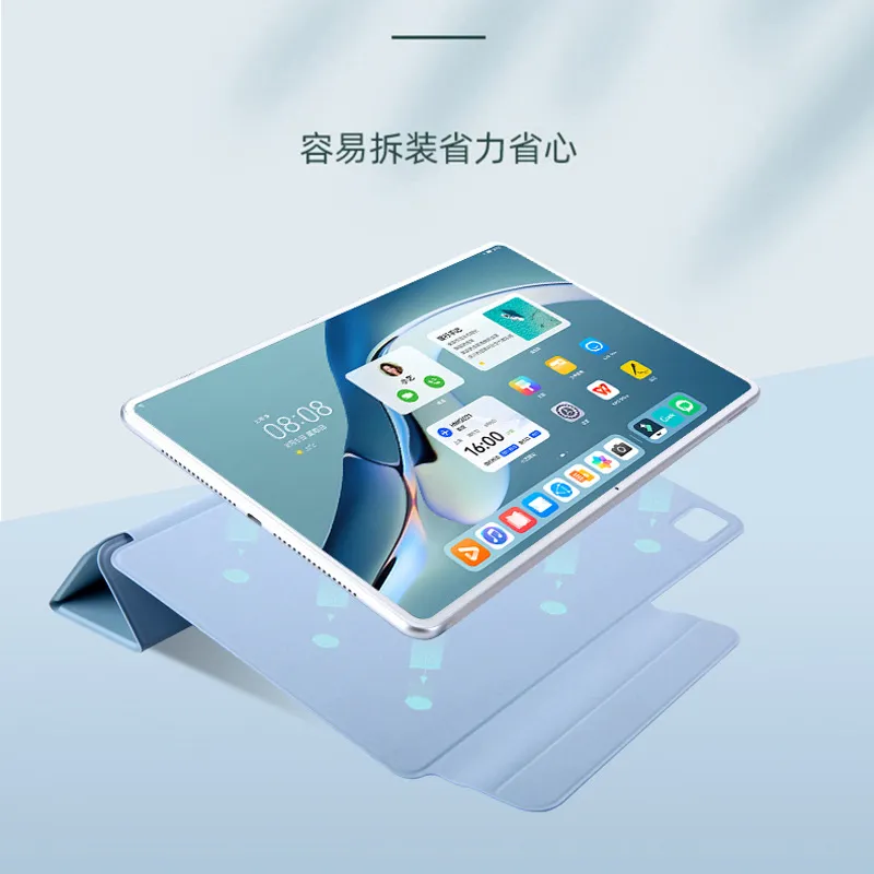 Save Big on Bulk Case Matepad T8 Huawei MediaPad Tablet Case Double Sided  Magnetic Buckles Cover For MatePad 11 Pro Inch, Ultra Thin Folding - Main Image