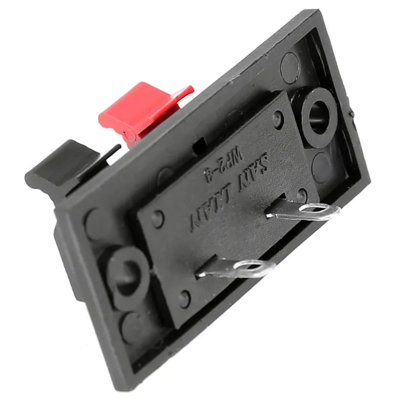 5PCS Plastic 2/4 Positions Connector Terminal Push In Jack Spring Load Audio Speaker Terminals Breadboard Clip I4850383093