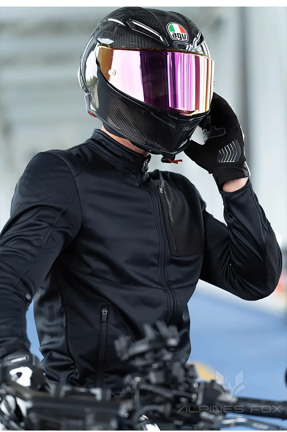 MOTS(モッツ)トライアルバイクウェア 長袖 M 黒/赤/灰 MOTS(モッツ