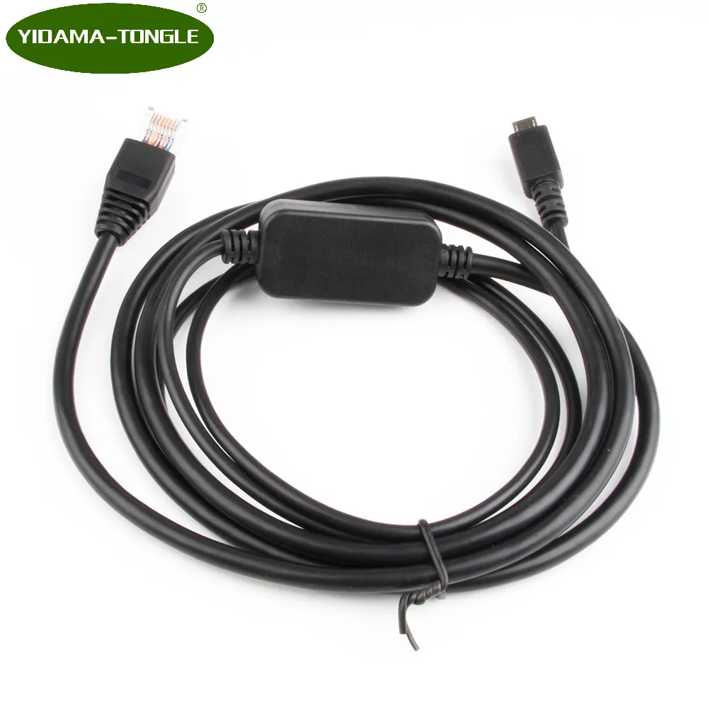 USB To RS232 Serial Console Cable With RJ45 - 6ft Blue Adapter For Cisco Routers (FTDI Chipset) 2 thumbnail image