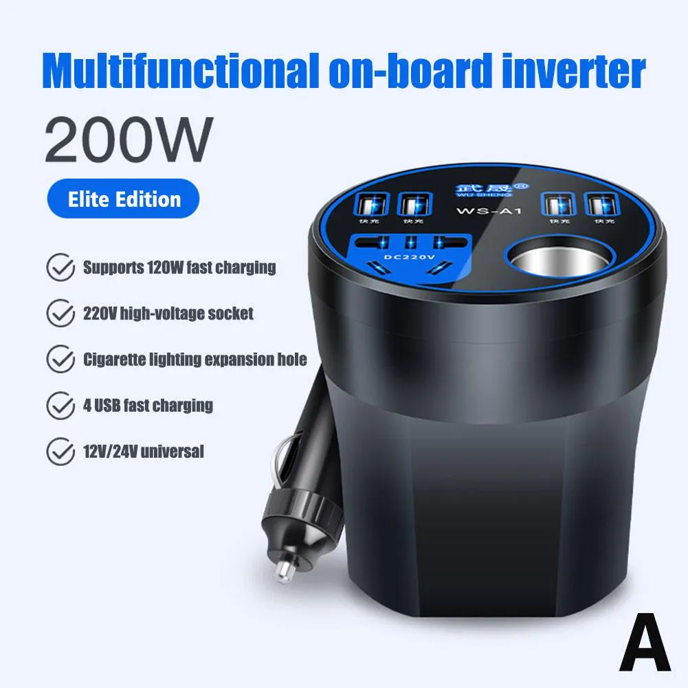 Car Power Inverter DC 12V to 220V and 24V to 220V with QC3.0 and 4 USB  Ports for Car Cigarette Lighter from Dhgate Car Air Purifiers