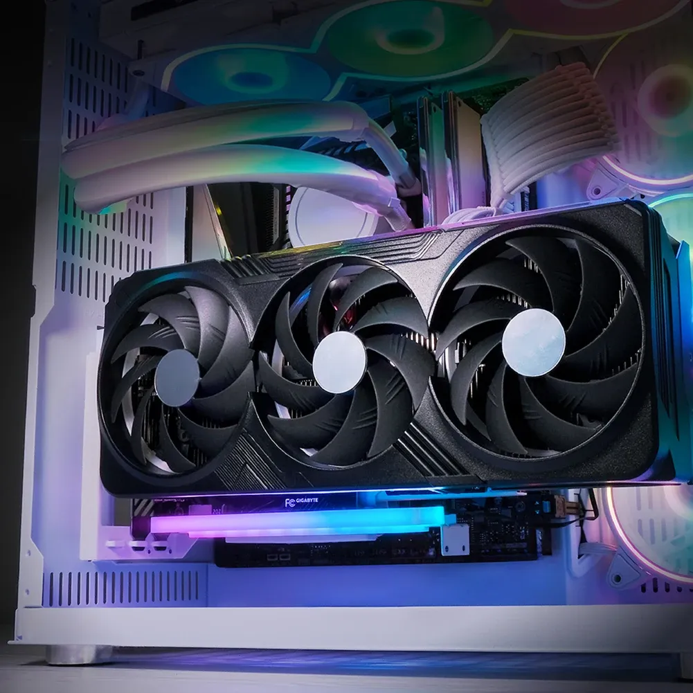 Vertical Graphics Card Holder with or without ARGB, PCI-E X16 Adapter  Cable for ATX Case Computer Accessories