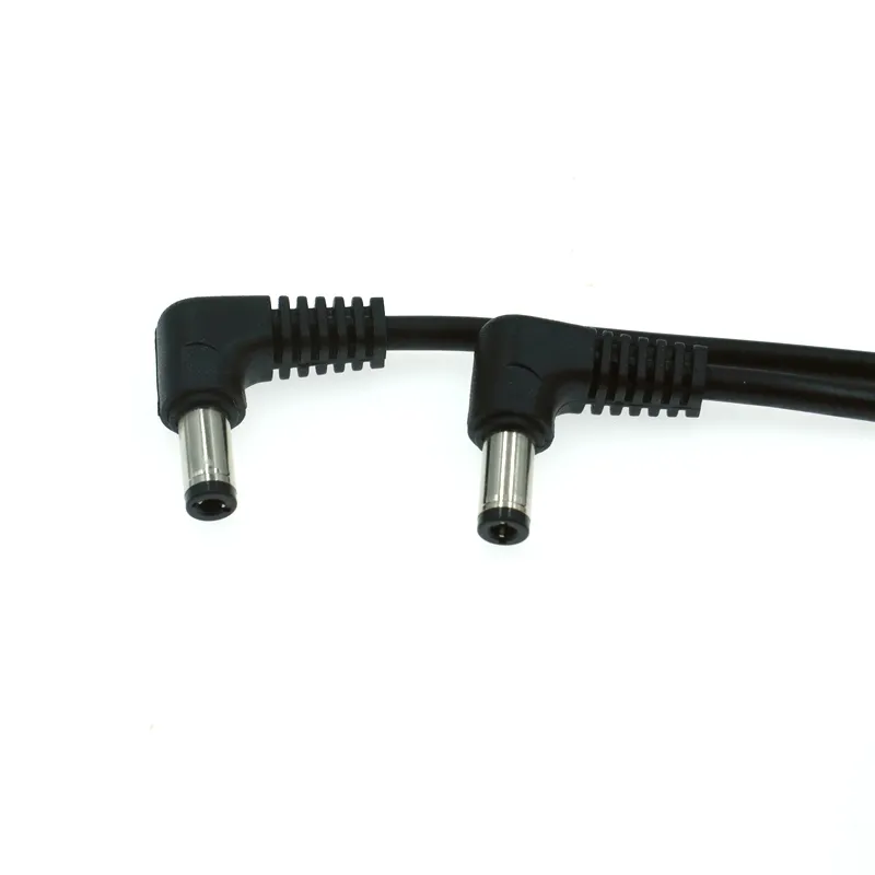 50cm 90 Degree Double Elbow DC Power Supply Cable 5.5 x 2.1mm/2.5mm Male to Male Plug, 12V 3A Current from Computer Cables & Connectors - price 13.06