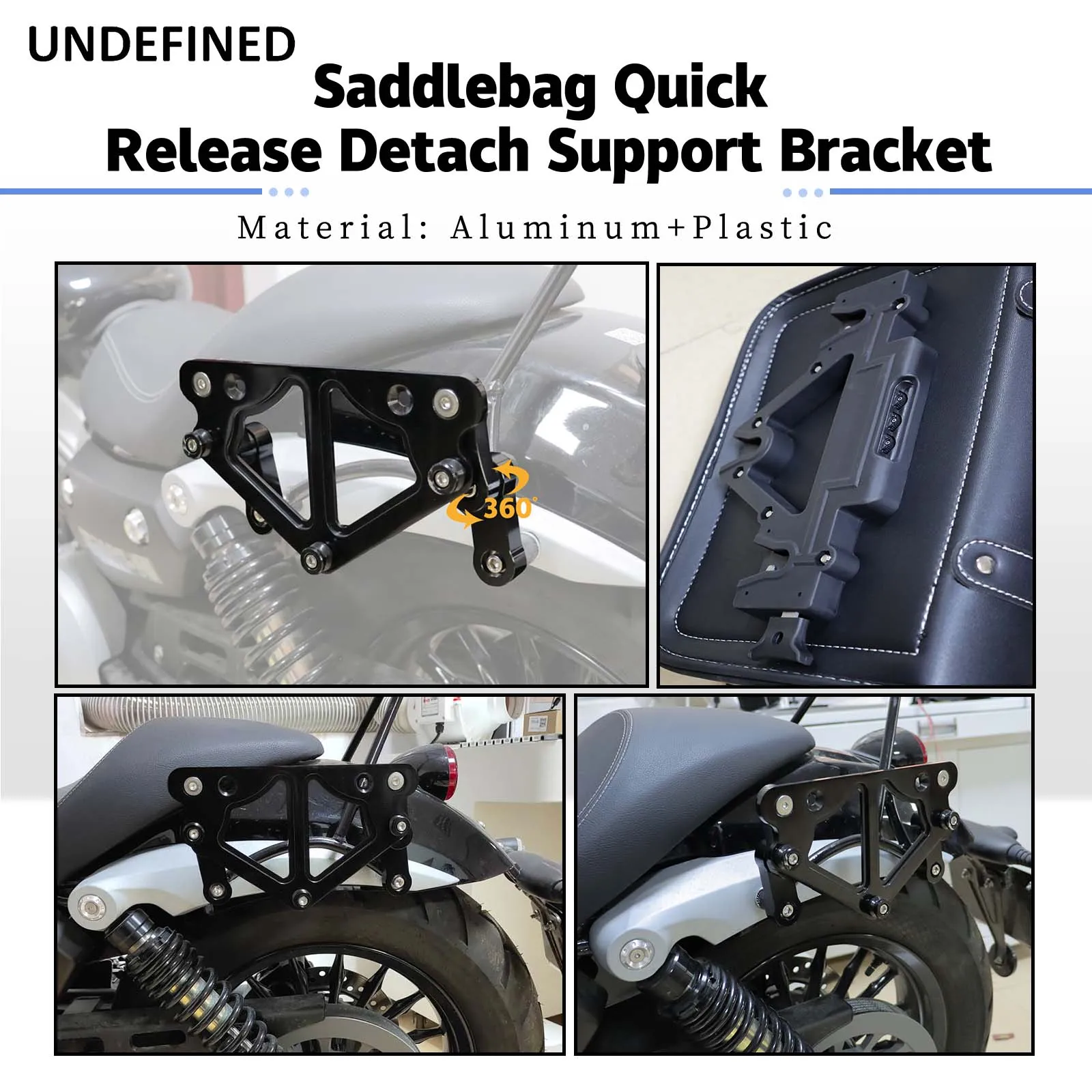 Saddle Rack Hard Saddlebags Mounting Bracket Universal Quick