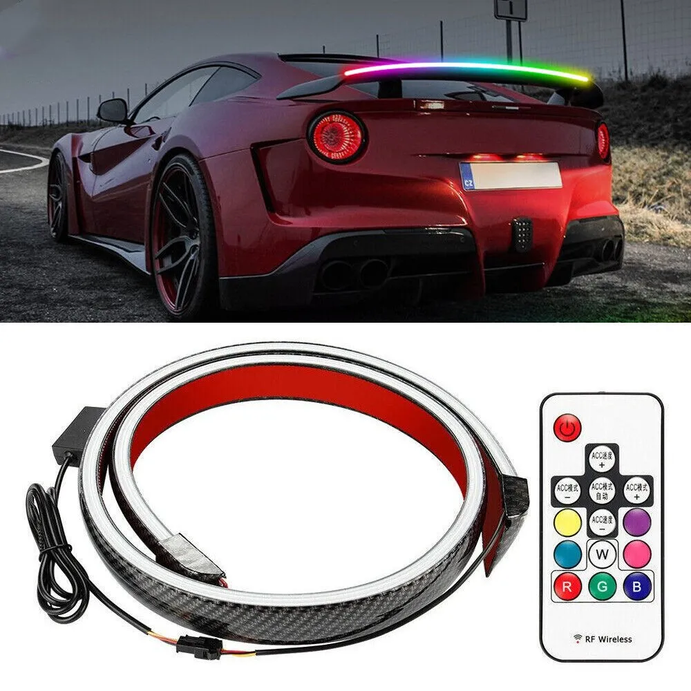Universal Car LED Rear Spoiler Lights RGB 12V... From Ddmyapr, $74.06 ...