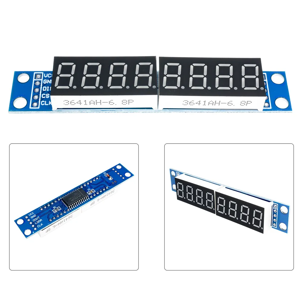 Segmented Display 5 PCS 1.8 Inch Blue LED 7 Segment Display – 1 Digit ...