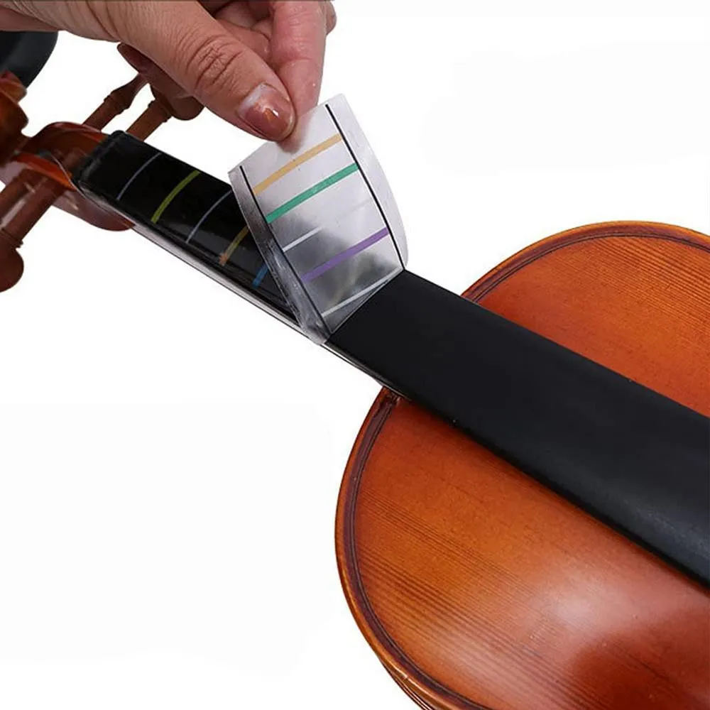 Autocollants Marque-Frettes Violoncelle – 4/4, 3/4, 1/2, 1/4, 1/8 – Guide Précis Pour Débutants
