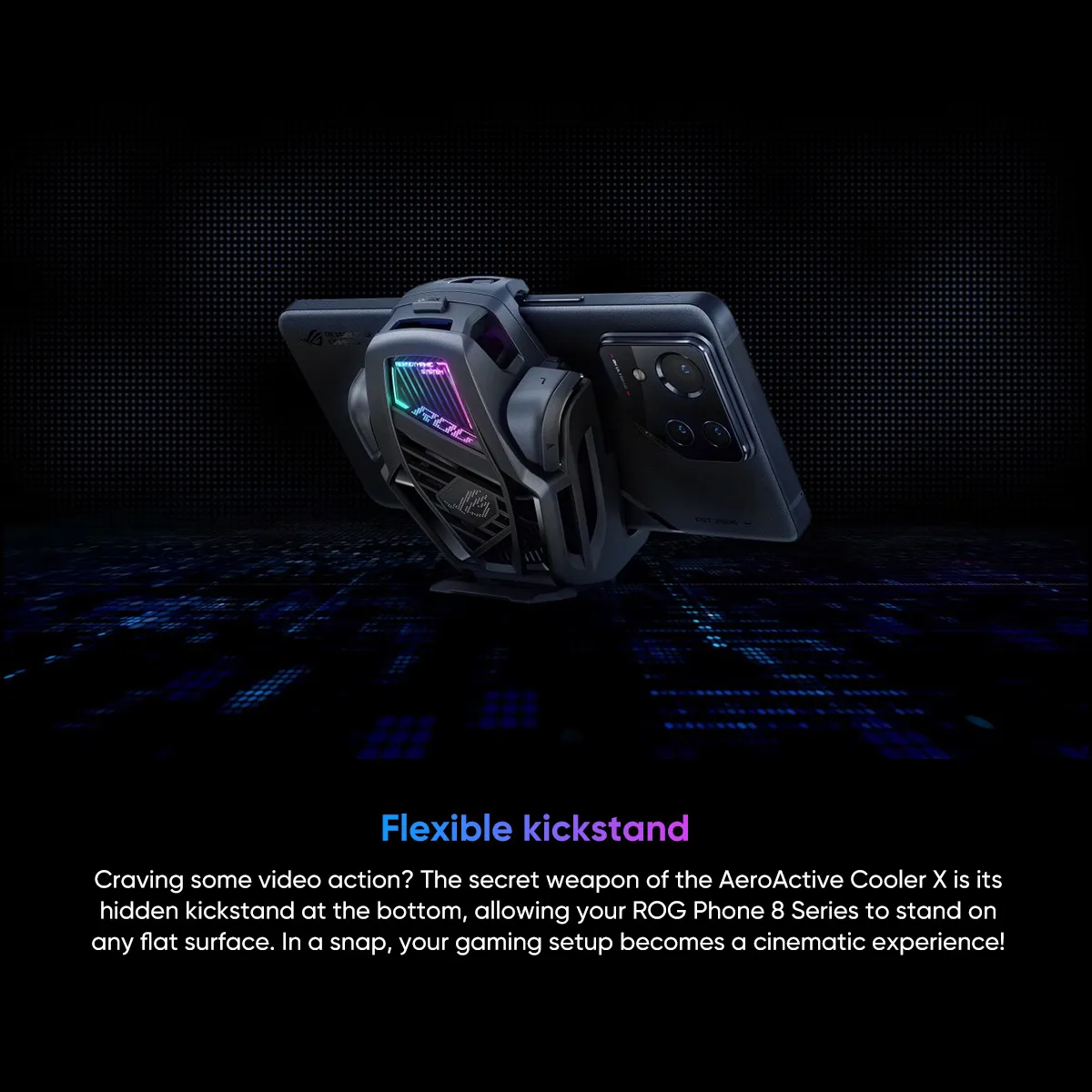 Original ASUS AeroActive Cooler X with USB-C Charging and Fan