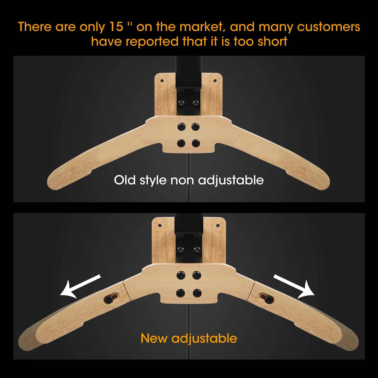 Motorcycle Helmet Rack Wall Mount - Wooden Helmet Holder with