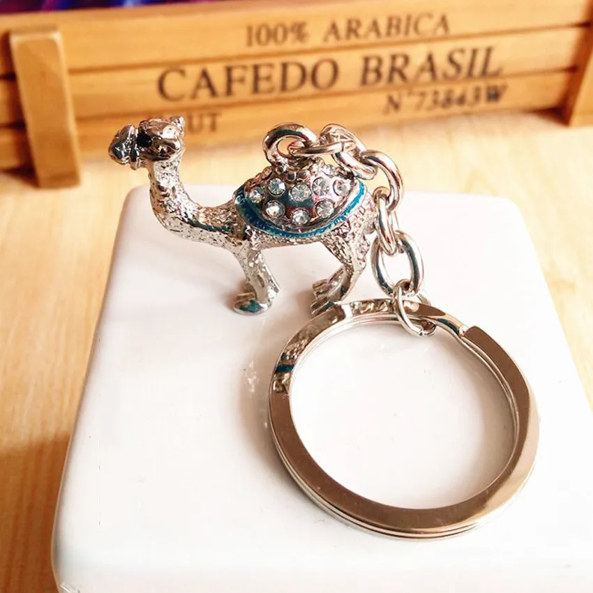 Egypt Camel Keyring Animal Key Chains Jewelry Bag Keychains For
