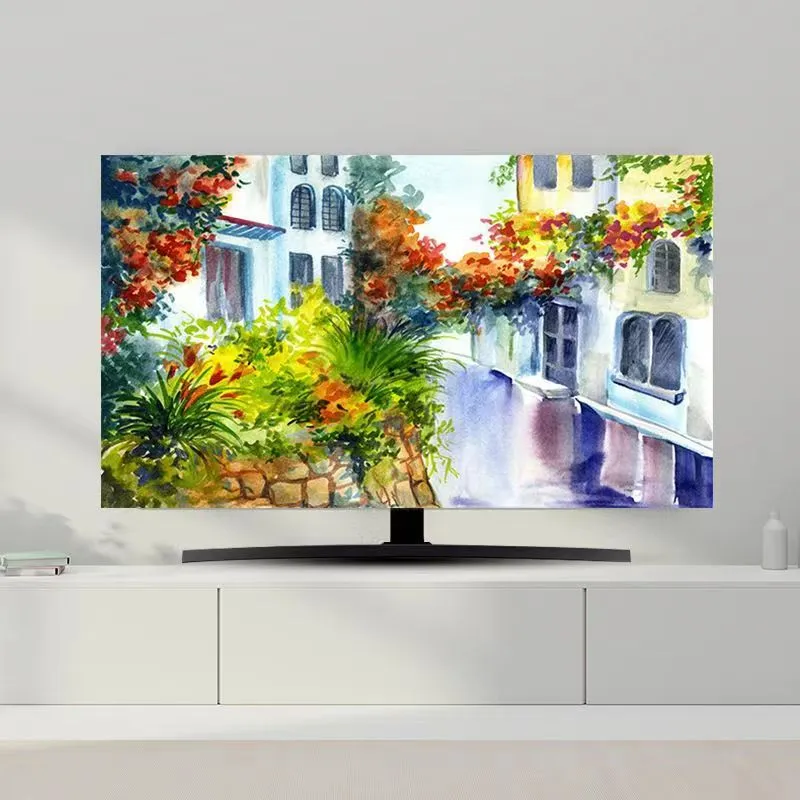 Housse Anti-poussière Universelle Pour TV 32 à 65 Pouces – Design Carte étoilée, Tissu Polyester Doux, Protection Et Décoration