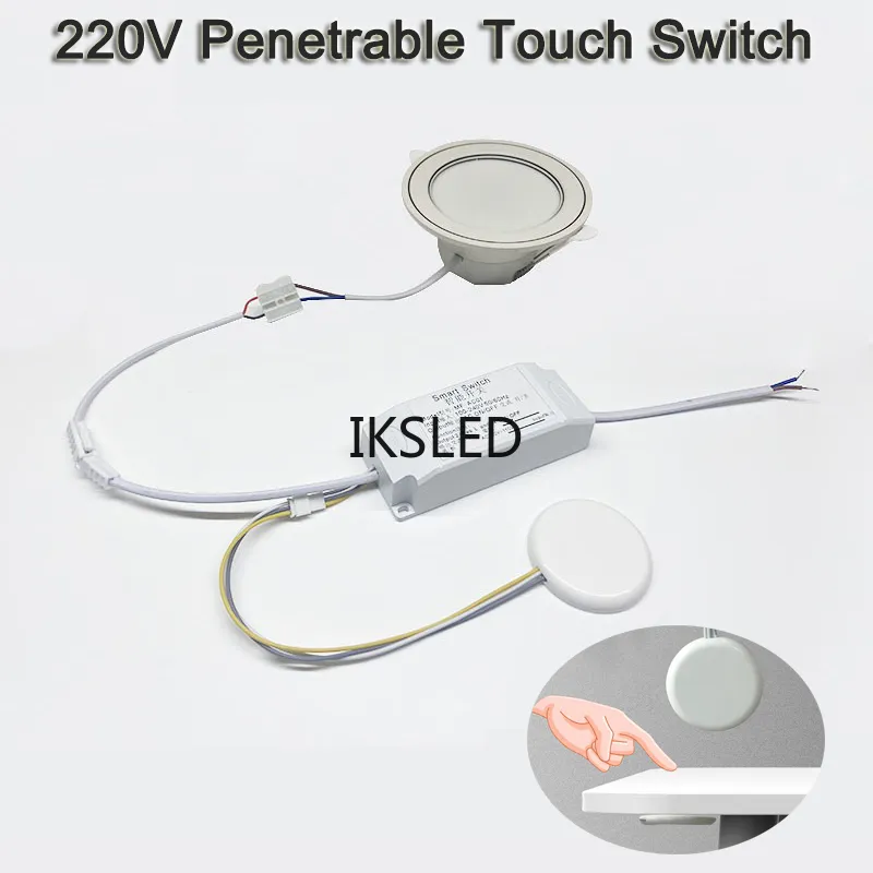 Touch Switches For Lamps: 110 220V Wooden Touch Sensor Switch ...