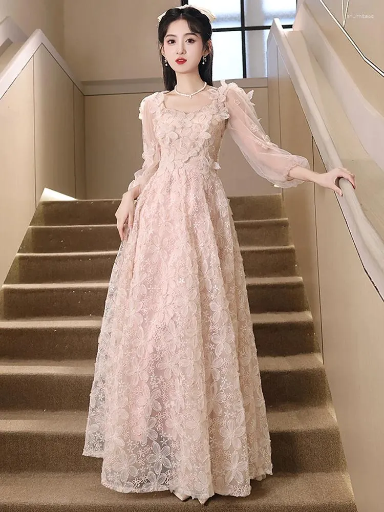 Collar evening gown deals