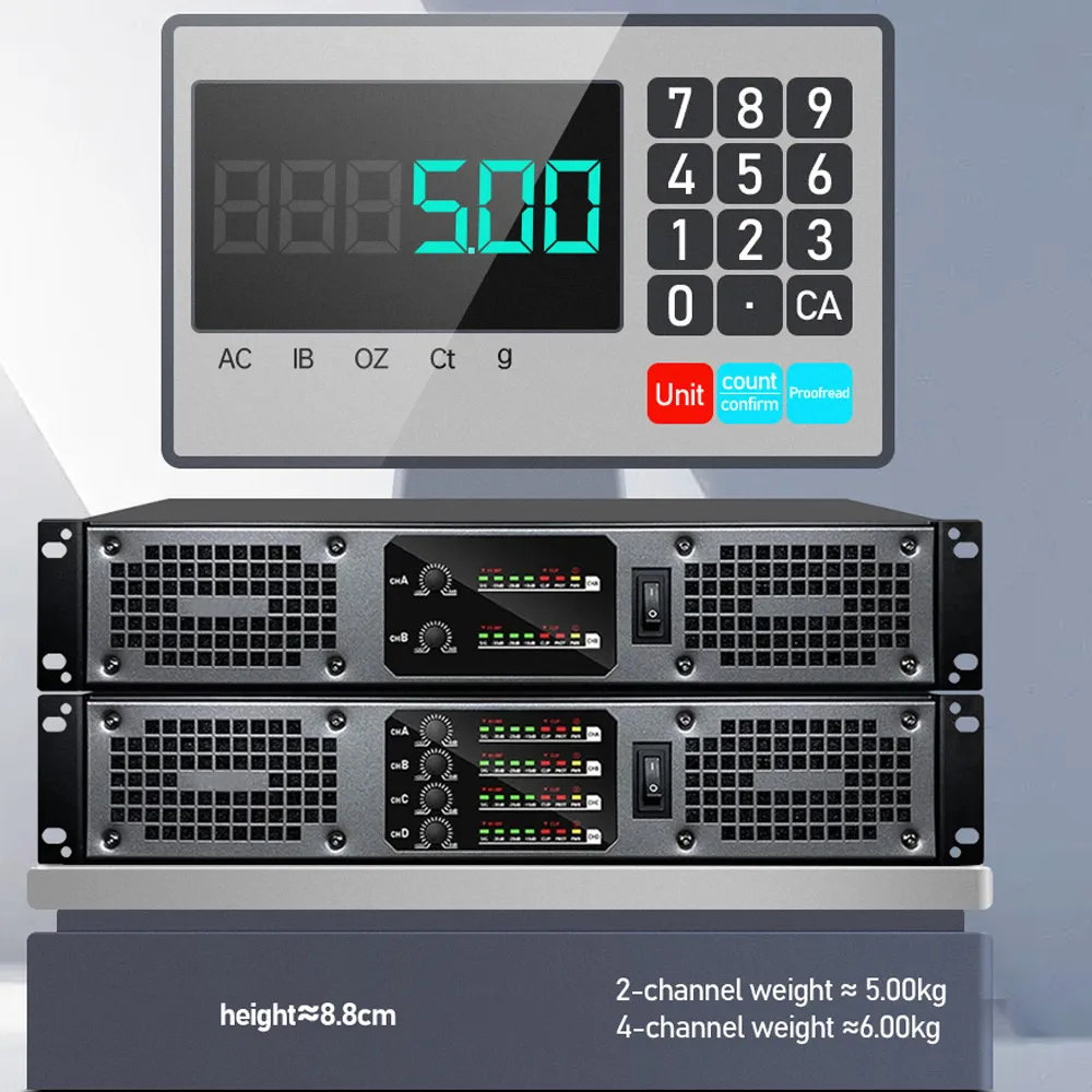 4-Channel 850W Power Amplifier for Home KTV, Conference