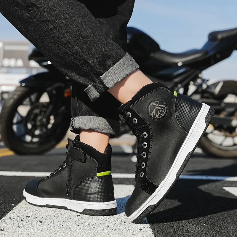 Waterproof Motorcycle Boots Motorcycle Leather Boots,Street Riding