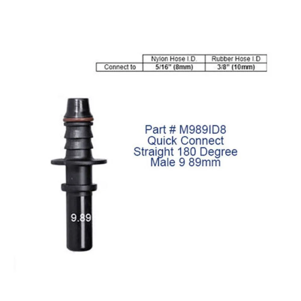 3-Way Fuel Line Quick Connect Tee – 7.89mm SAE 1/4