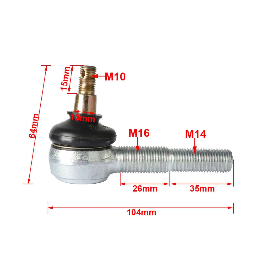 M10X60mm M14-M16 Adjustable Rocker Arm Steering Ball Joint for China ...