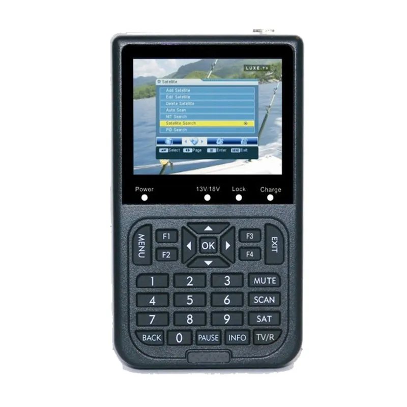 Professionnel SATLINK Numérique Signal Satellite Meter WS-6906 3.5 LCD Écran DVB-S FTA Satellite Finder de Données pour TV AV - TV Son Photo
