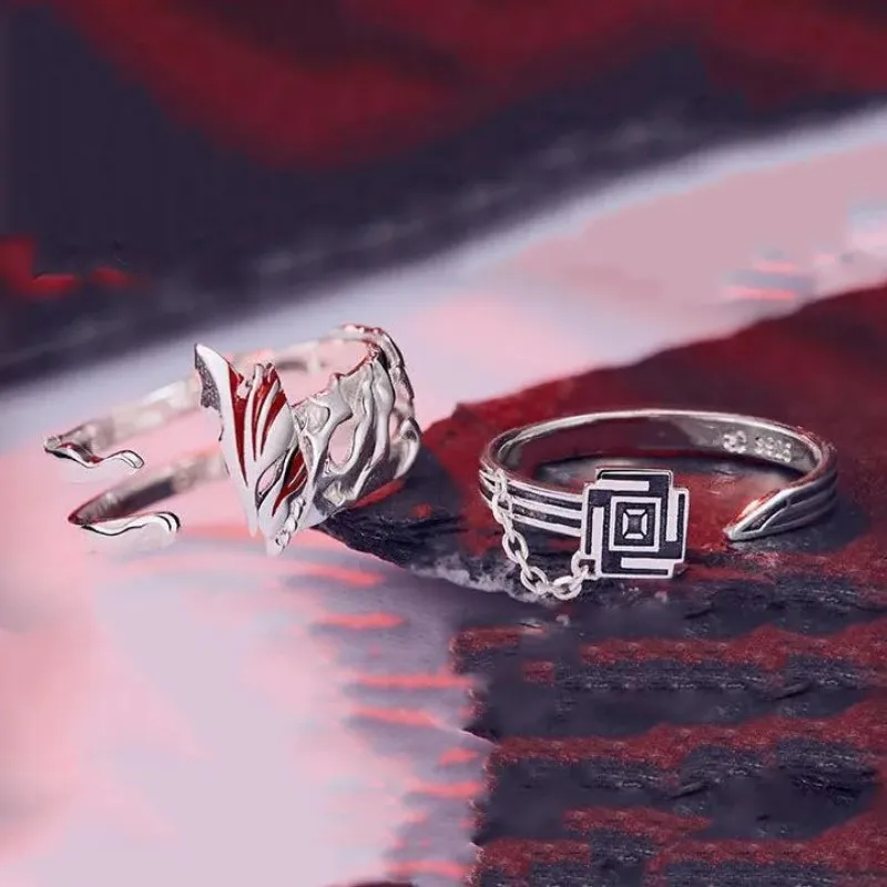 Adjustable Couple Lover Ring Anime BLEACH Kurosaki Ichigo Jewelry