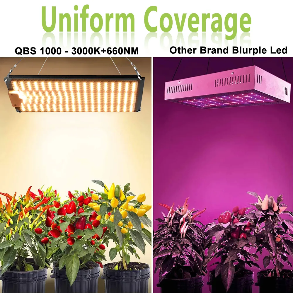 Samsung 1000W Dimmable Full Spectrum LED Plant Growth Light 3500K 5000K ...