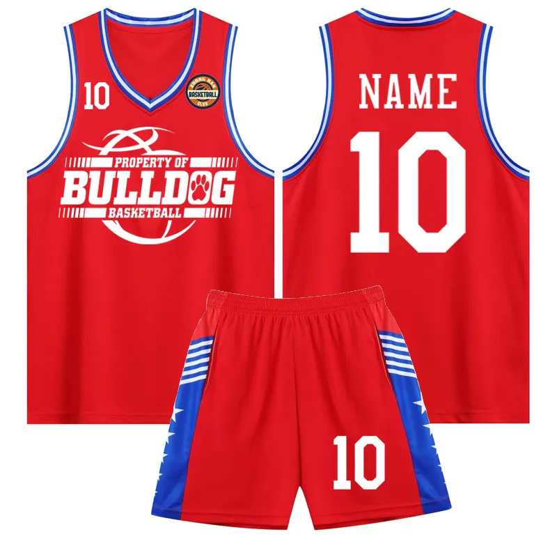Save Big on Bulk Youth Basketball Jerseys Youth Basketball Jerseys Piece  Set: Lightweight Shirts Shorts, Blank Basketball Uniforms, Customizable 