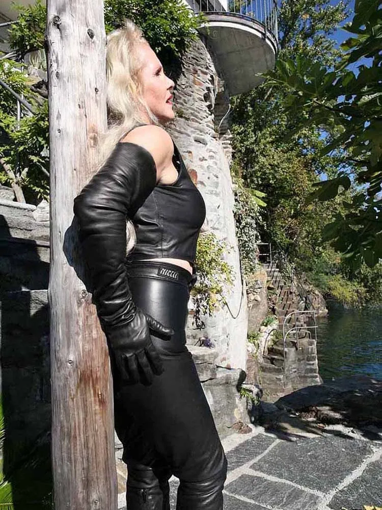 KIMOBAA Leather Opera Gloves: Real Sheep Leather From Ddmyaug