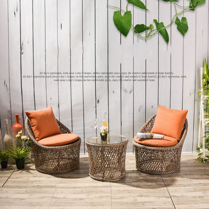 European Inspired Rattan Table And Chairs Set Back For Outdoor Patio Cafe Garden Balcony And Small Apartment Villa Leisure From Homepro178 1 689.86 DHgate.Com