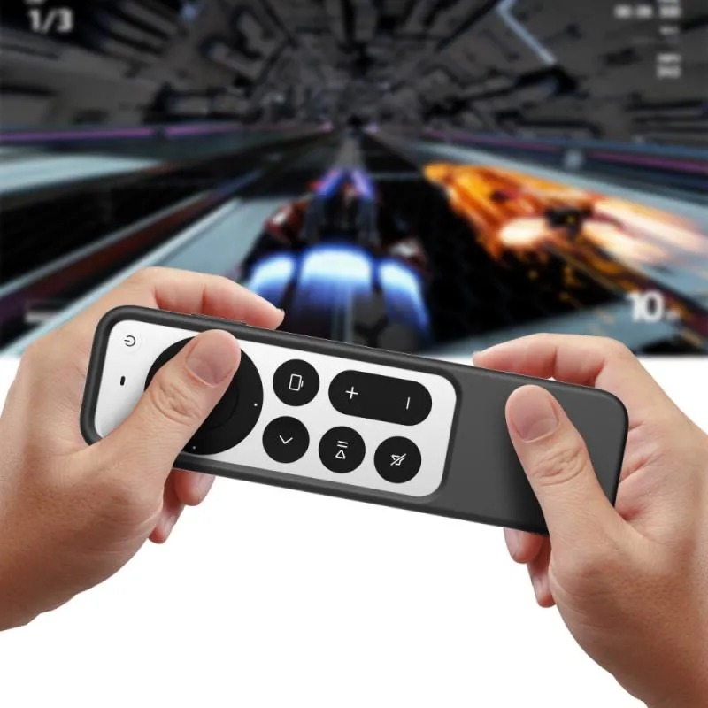 Silicone Remote Control Protective Case for Apple 4K HD TV Siri Remote ...