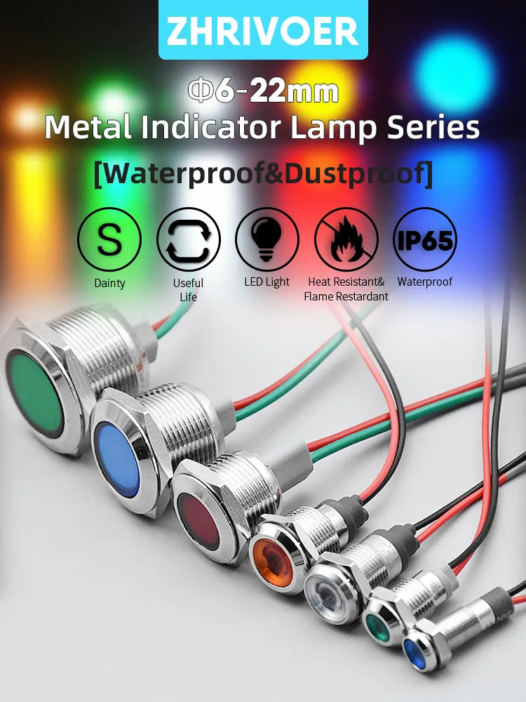 8 Multicolor Led Indicator Module DHgate.com:IP67 Waterproof Multicolor LED Indicator Light - Pack of 5 ...