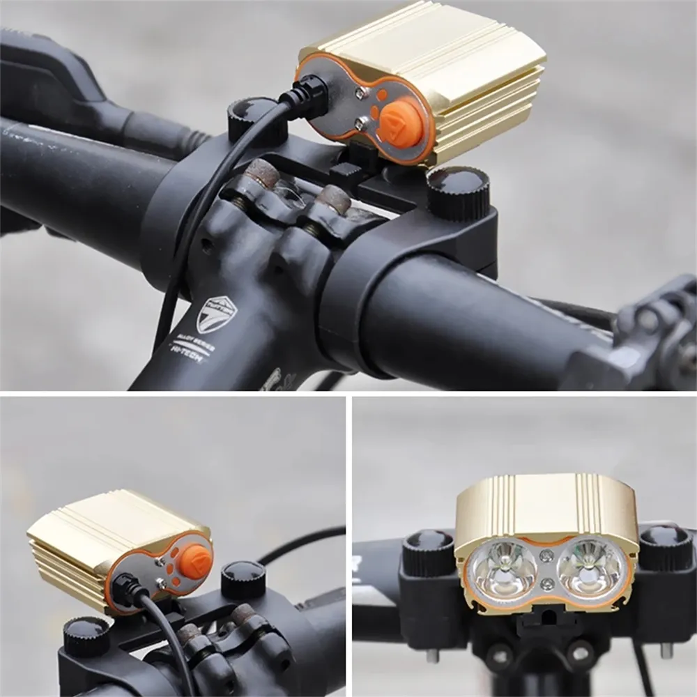 Bike Front Light Mount Center Fork Bicycle Headlight Bracket Clamp