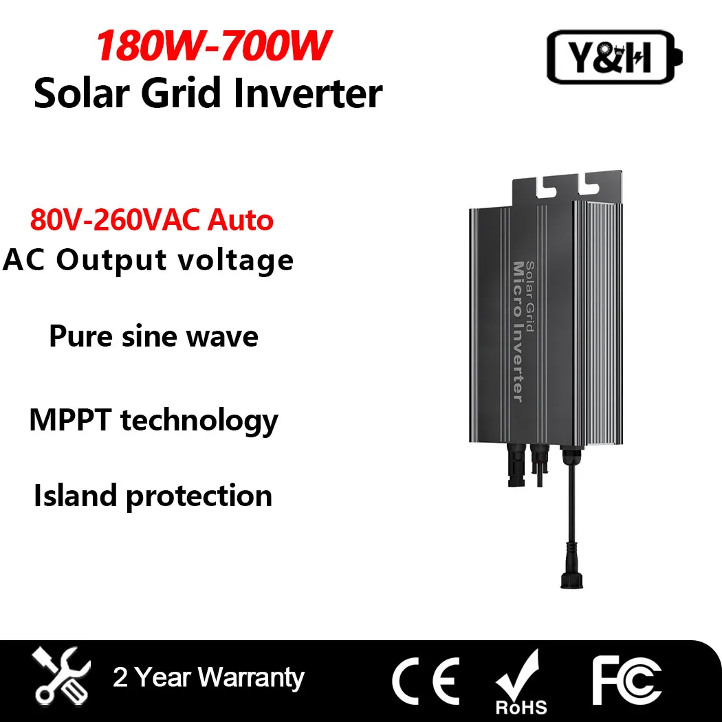 ZYWUOY 180W Solar Grid Tie Inverter, Hohe Umwandlun Produktbild-Vorschau 14