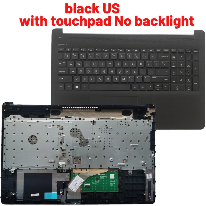 Laptop keyboard palmrest upper for HP 15-DA 15-DB 15T-DA 15T-DB