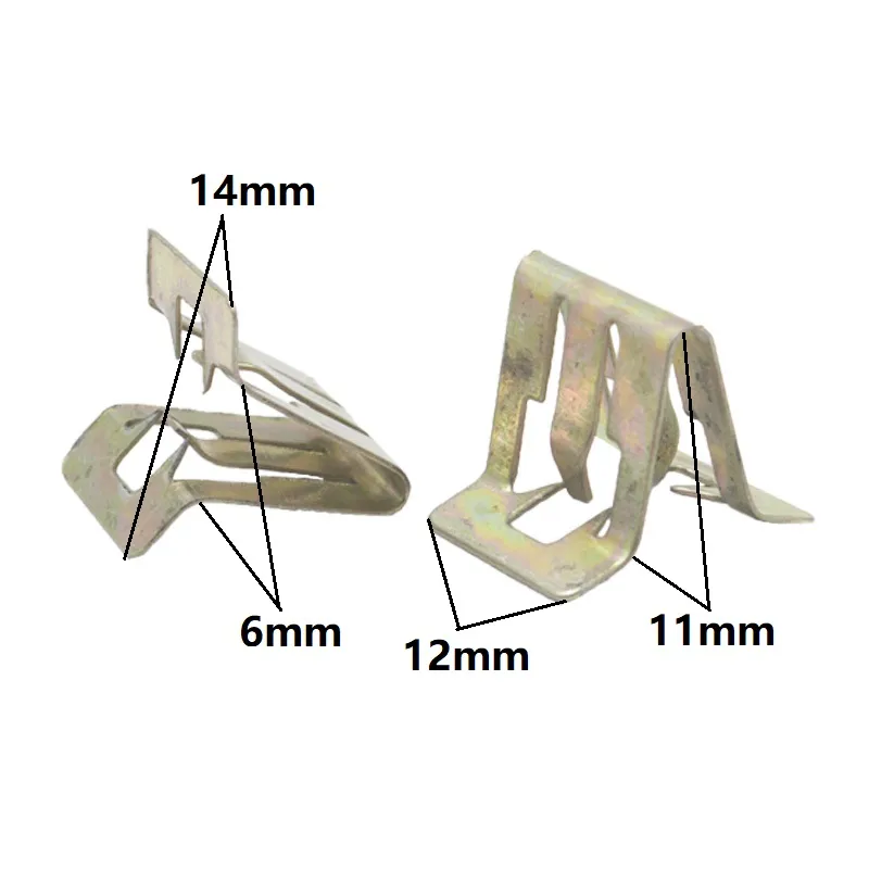 PSLER 30Pcs Dashboard Trim Clips, Car Front Console Metal