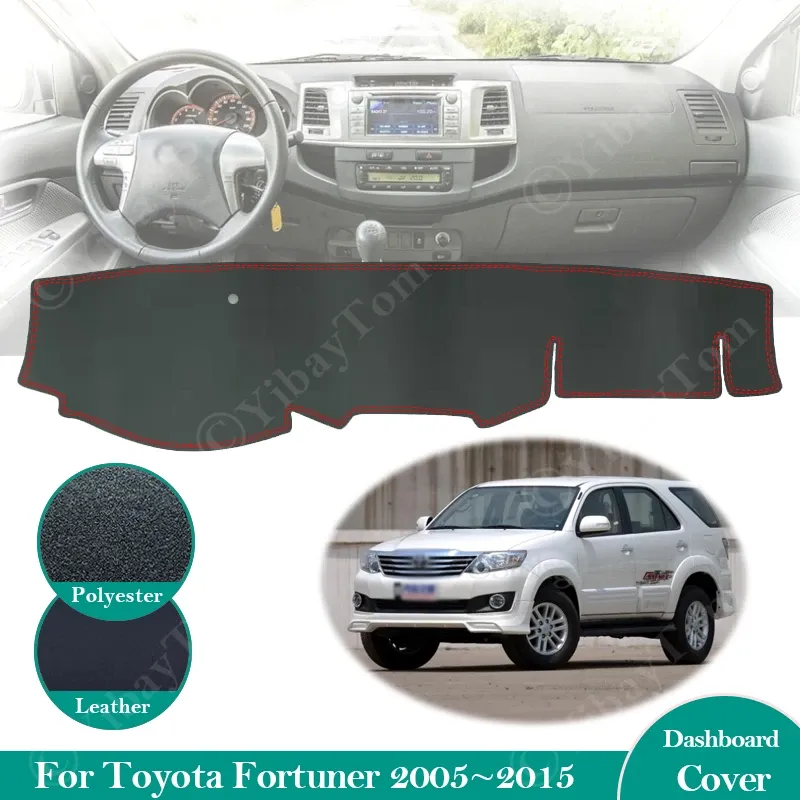 Toyota Fortuner 2005 2015 AN50 AN60 Hilux SW4 SR5 Anti Slip Leather Dashboard Cover Pad Sunshade Dash Carpet From Ddmyaug 25.88 DHgate.Com