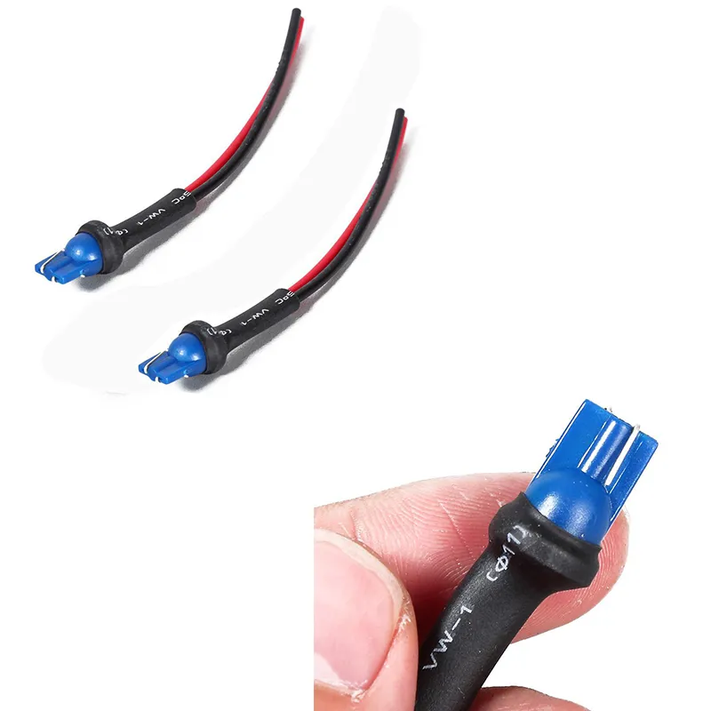 T10 Socket Holders Universal Car Headlight Assembly Male Plug Adapter Extended Wire Connector From Other Car Lights - Price 19.15