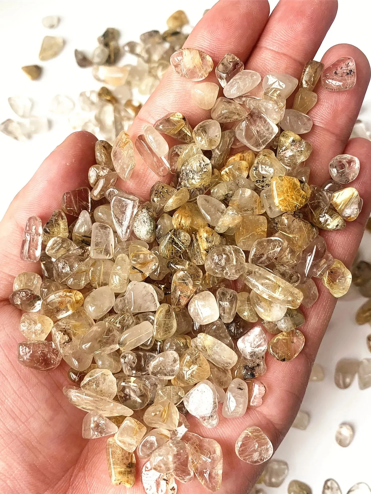 アクセサリー Goldden rutile quartz monaka jewelry Rutilated Quartz - – MONAKA jewellery