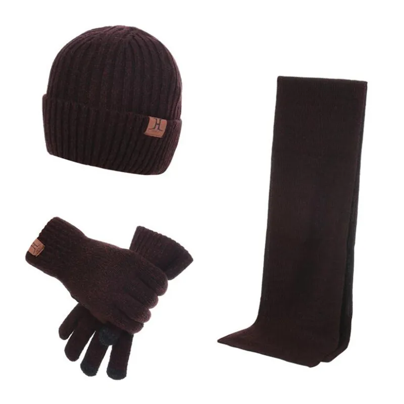IANLAN Unisex Winter Set Thickening Beanies Long Scarves Non  display picture 1