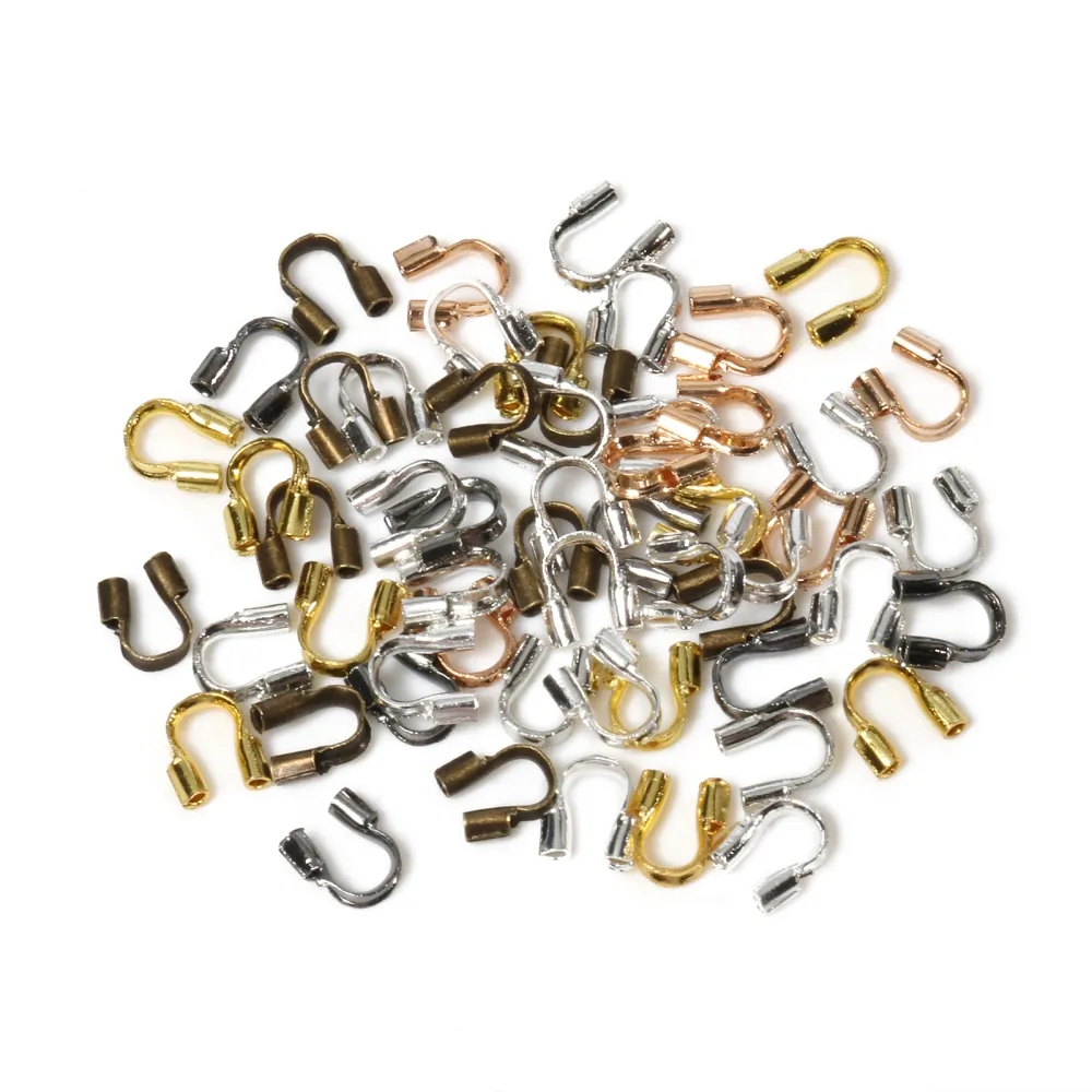 Jewelry Loops: Wire Guard Protectors U Shape Clasps For