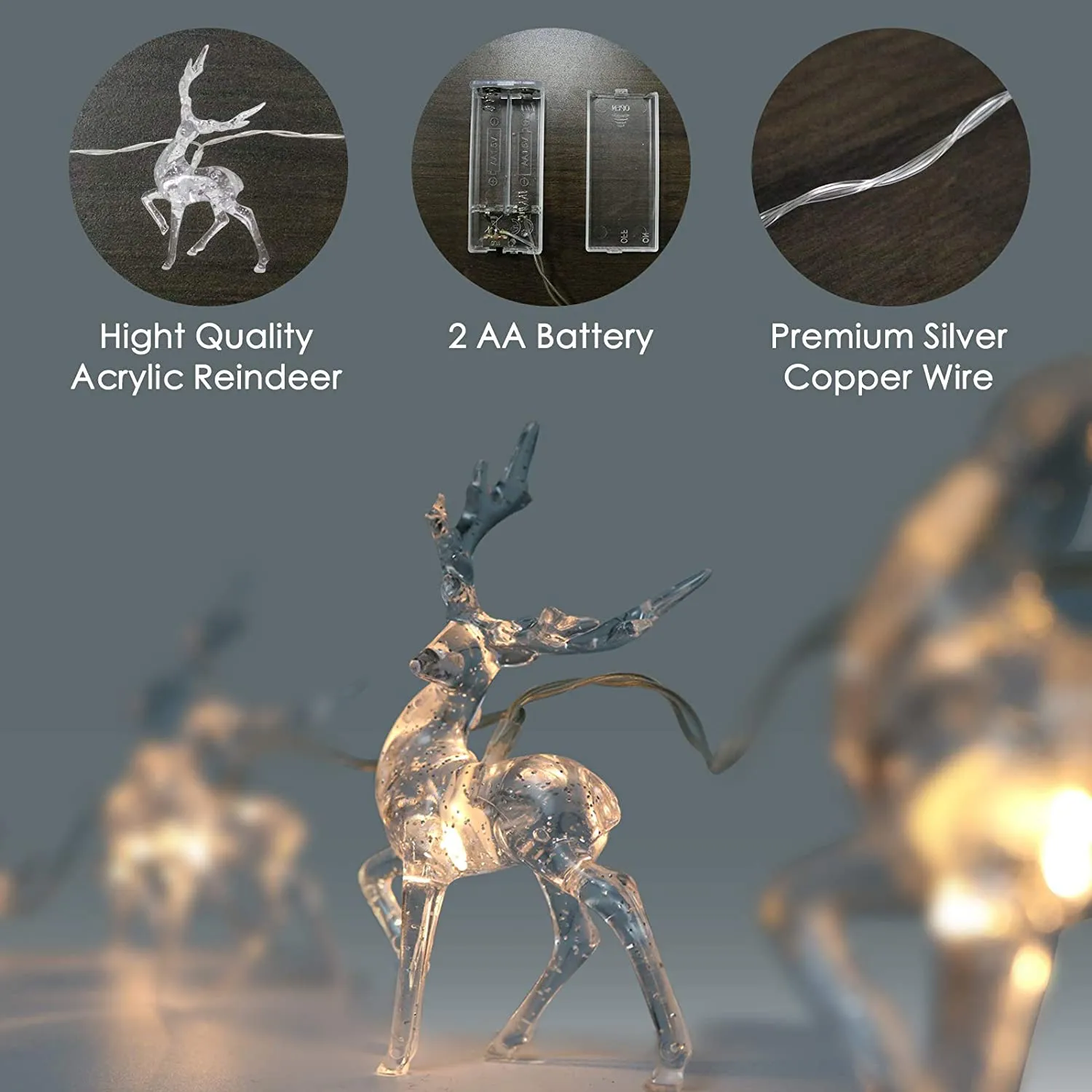 MODOAO Lot De 10 Lumières LED à Clip De Chaîne De 1,5 M, Peg Lumières De Noël Parfaites Pour Accrocher Des Photos, Des Notes, Des Tableaux Et Des Mémos - Décoration Intérieure