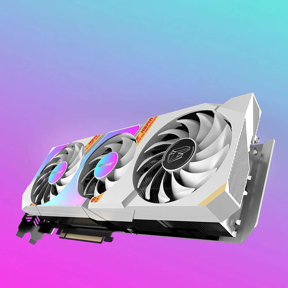 グラフィックボード・グラボ・ビデオカード RTX 3060 12GB colorful ultra white COLORFUL、トリプルファンを採用した GeForce RTX 3060 搭載