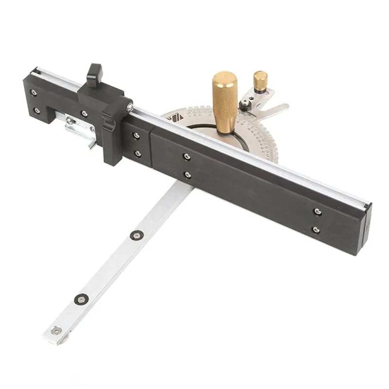 Woodworking Gauge Brass Miter Gauge With Aluminum Profile Fence, T ...