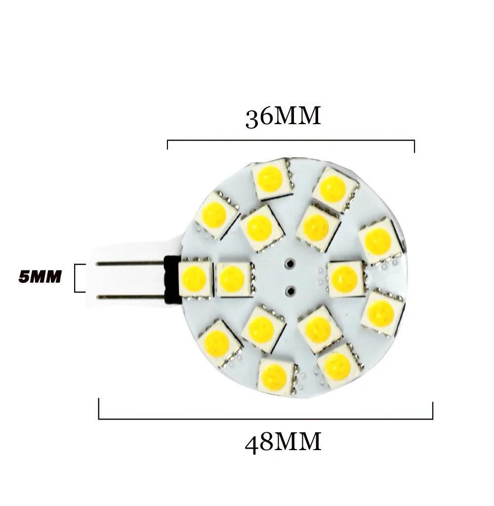 G4 Led Module G4 LED Lamp Bulb 12V with 6 to 24 5050 SMD LEDs for Droplight and ...