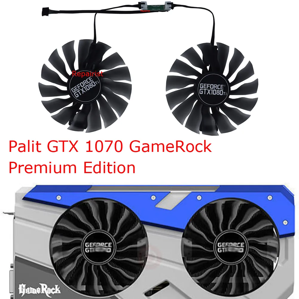 Upgraded Dual 95MM VGA Cooler Fan Replacement for Palit GTX