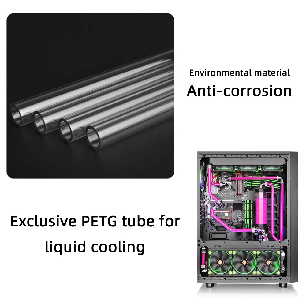 Pteg Cooling Module Hard Tube Water Cooling PC Transparent PETG Tubing,... From Ddmyaug ...