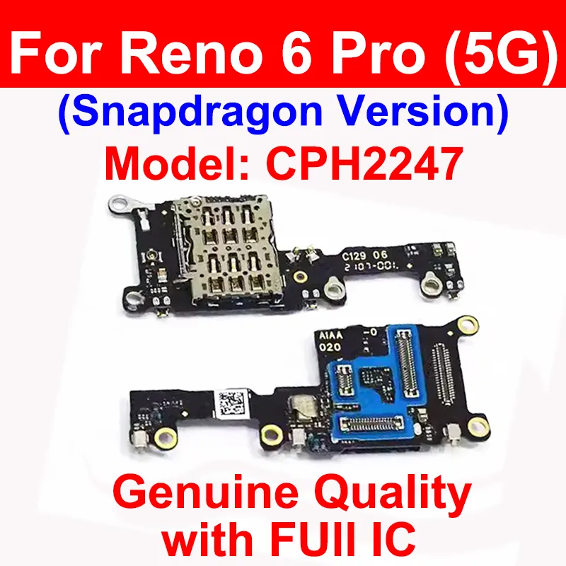 OPPO Reno 3-6 Series SIM Board Flex Cable Replacement with