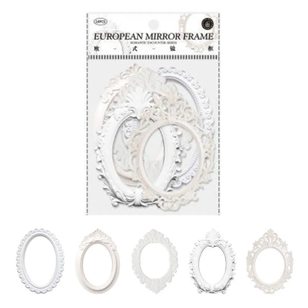10 Fogli Carta Decorative Vintage Con Cornici In Rilievo – Per Scrapbooking, Diari E Planner - 3