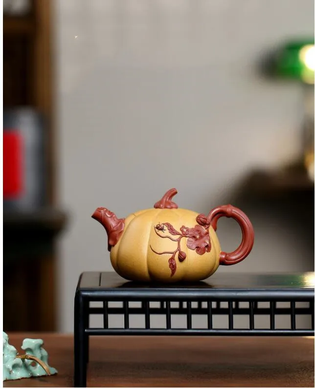 Handcrafted Yixing Zisha Teapot: Unique Pumpkin Shape, 250ml, Purple Clay, Original Mine, Chinese Hand Carved Tea Set, Perfect Gift From Homepro18, $235.18 | DHgate.Com Handcrafted Yixing Zisha Teapot: Unique Pumpkin Shape, 250ml, Purple Clay, Original Mine, Chinese Hand Carved Tea Set, Perfect Gift From Homepro18, $235.18 | DHgate.Com