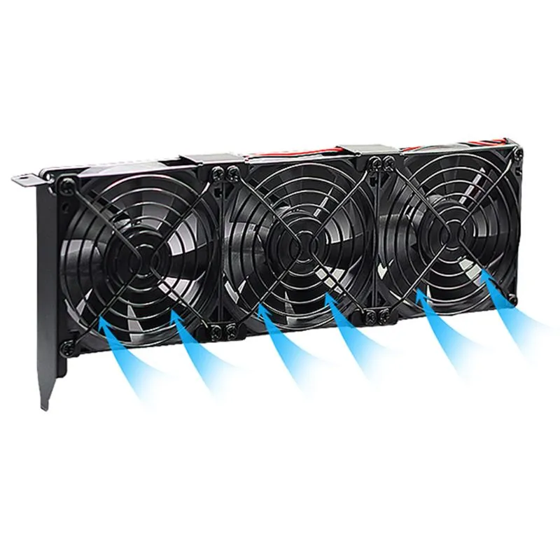 Pci Slot 80mm Gpu Fan Universal VGA Cooler Dual 80mm Graphics Card